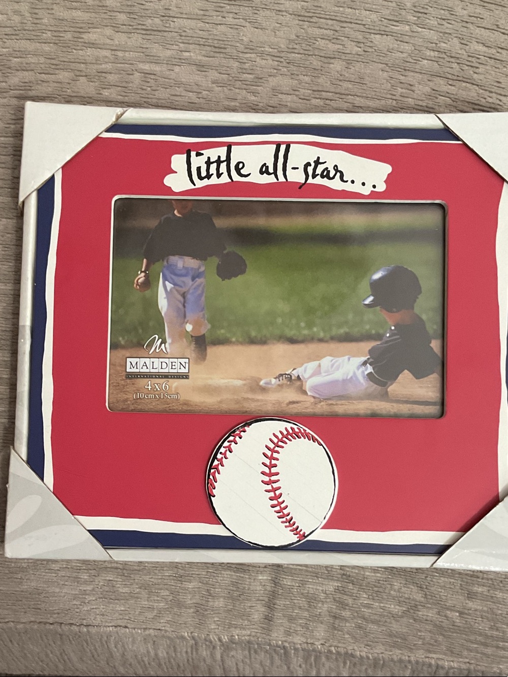 Malden Red and Navy Little All-Star Baseball Frame